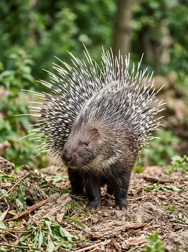 Crested porcupine