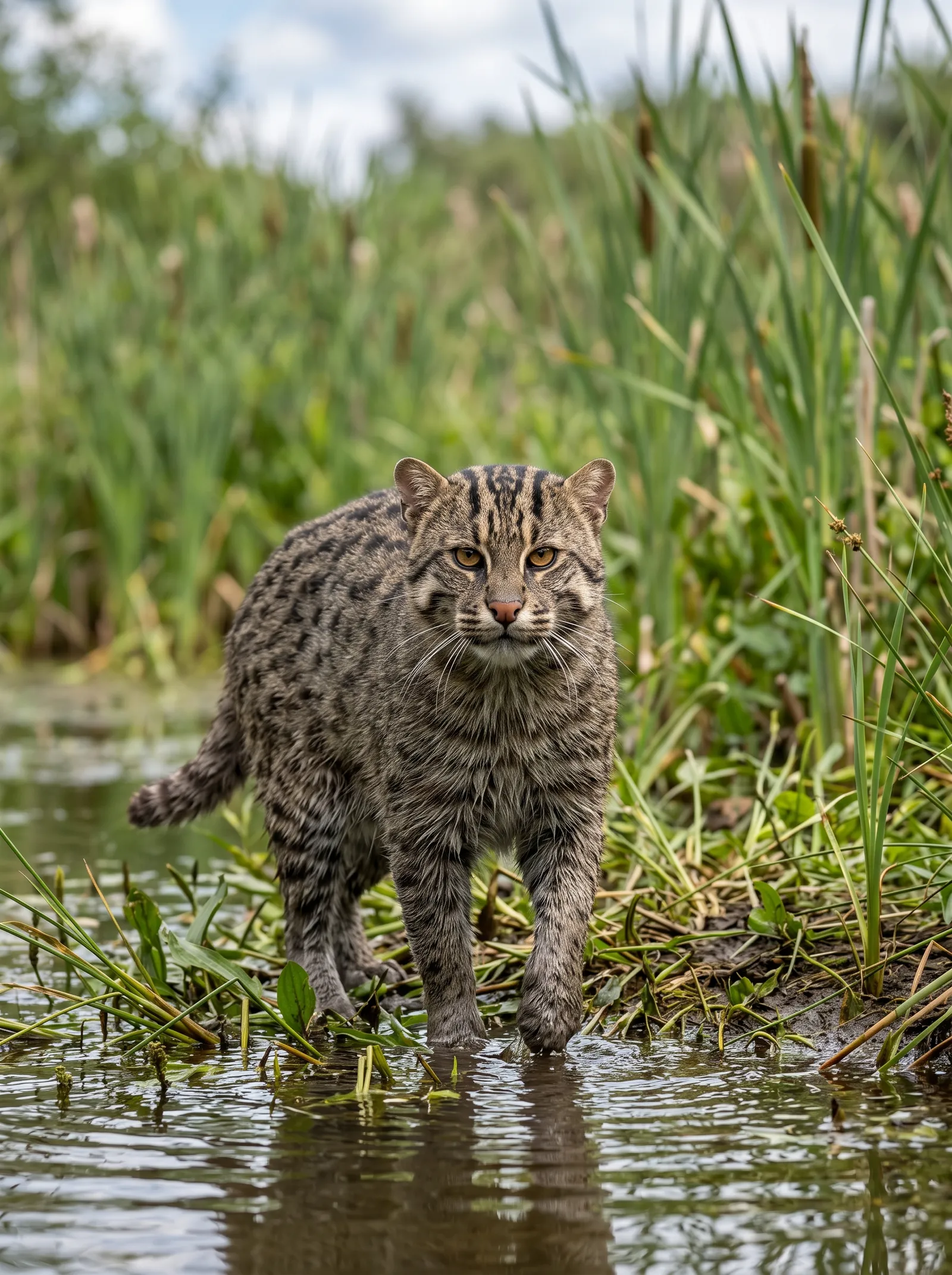 Fischkatze aus der Nähe
