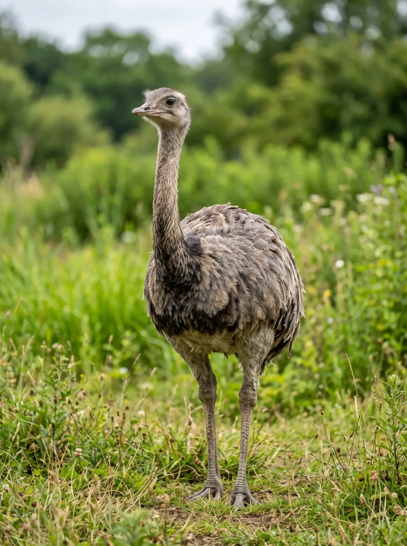 Nandu pampový v ZOO Sedlec